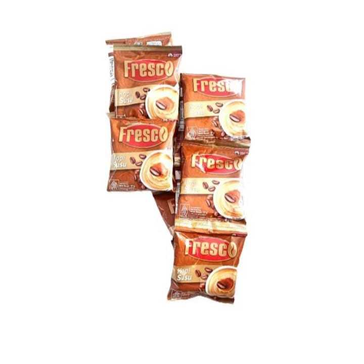 

Kopi Fresco Kopi Susu 27gr. 1 Renteng (12pcs)