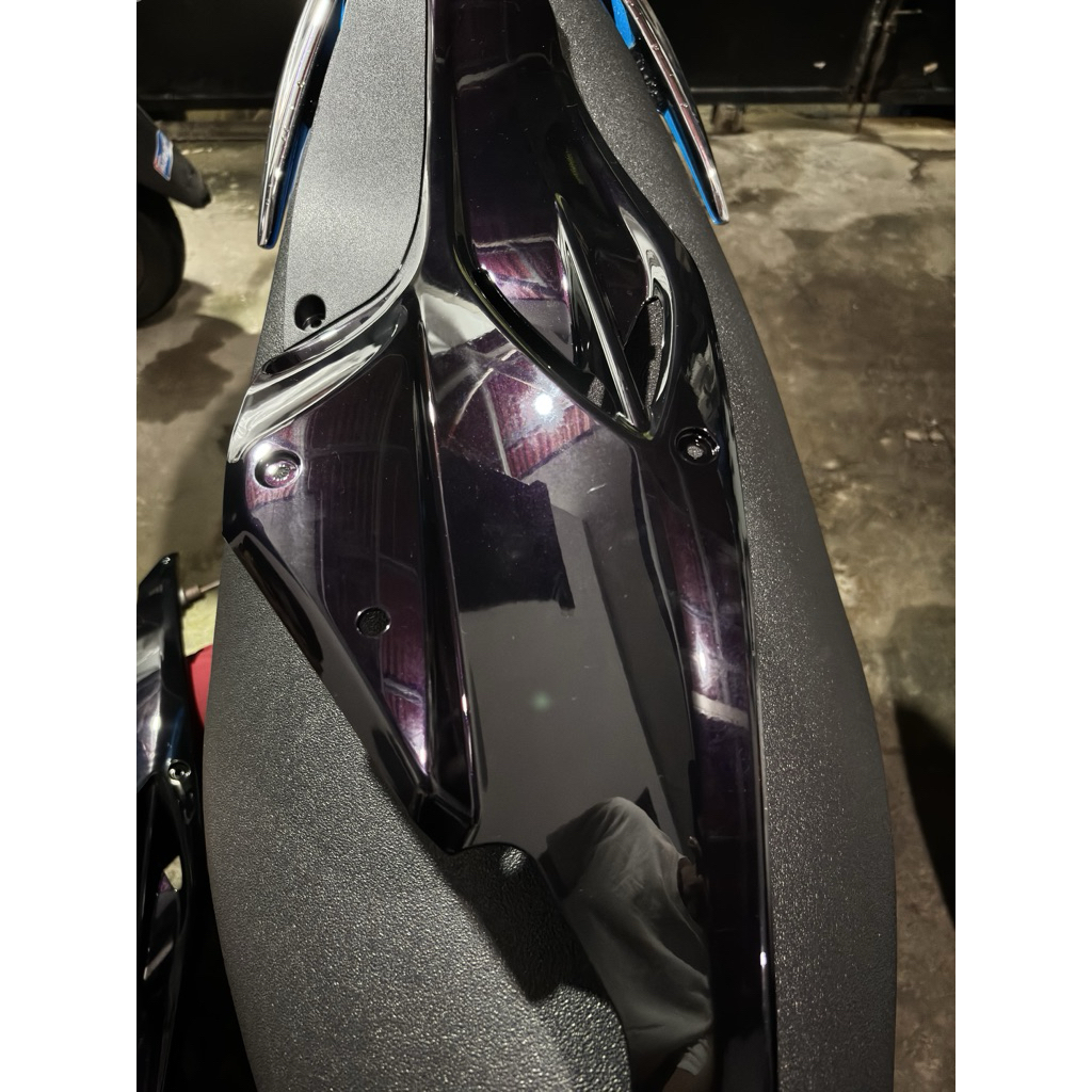Cover Frame Side L Blueshine Black Skywave New Ori SGP