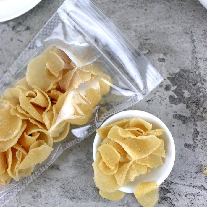 

Keripik Moring / Cimoring / Cimol Kering Pedas Morang Moreng Renyah Kekinian 40Gr