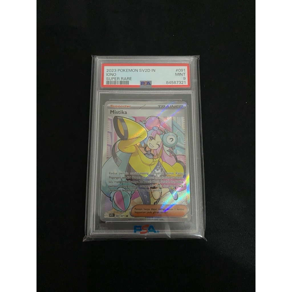 Mistika SR PSA 9 Pokemon TCG Indonesia