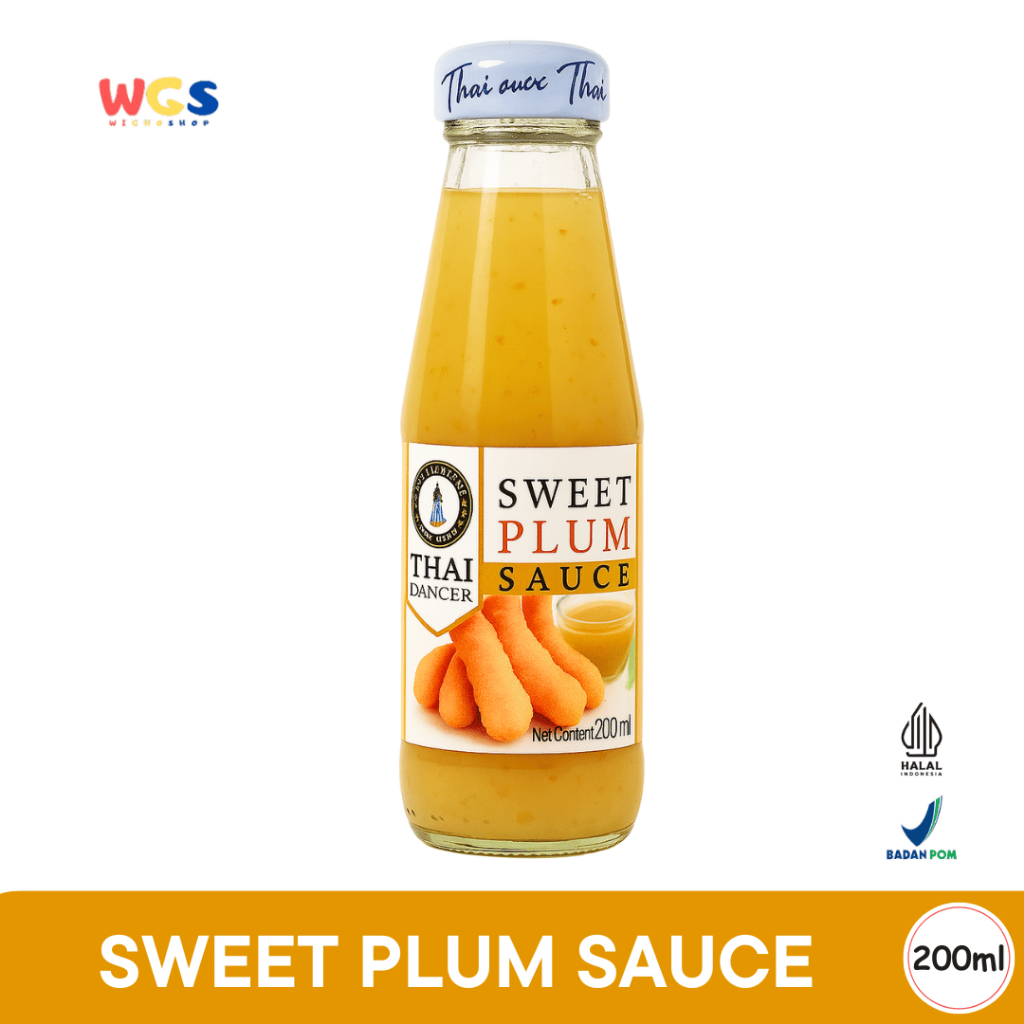 

Thai Dancer Sweet Plum Sauce 200ml – Saus Plum Manis Serbaguna untuk Lumpia, Ayam & Camilan Asia