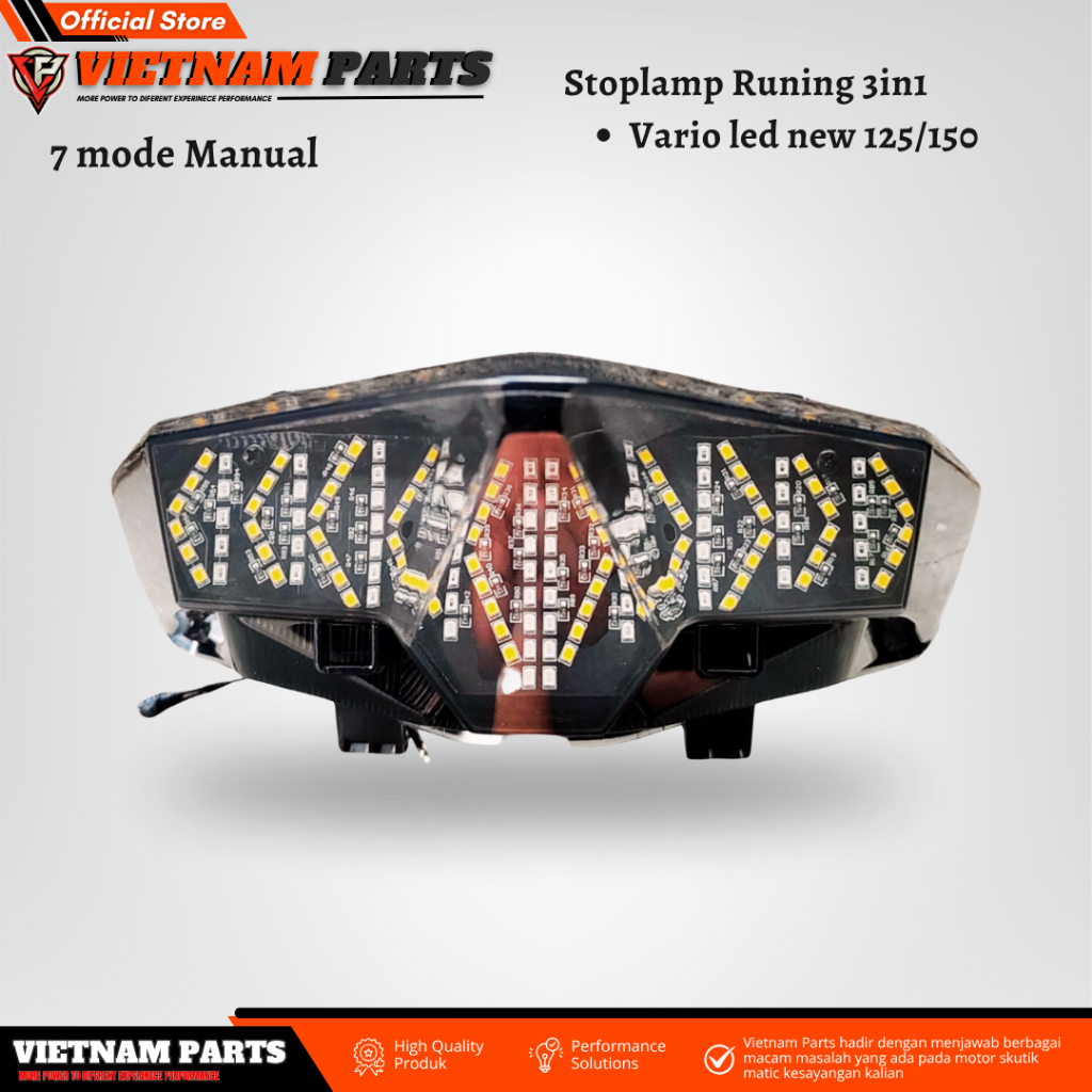 LAMPU STOP LAMP VARIO 125/150 LED NEW LAMPU RANNING VARIO STOPLAMP LAMP RUNNING LAMPU BELAKANG VARIO