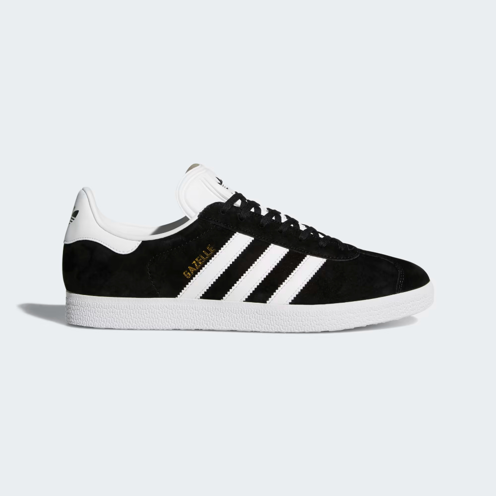 Sepatu Adidas GAZELLE Black/White/Gold - BB5476