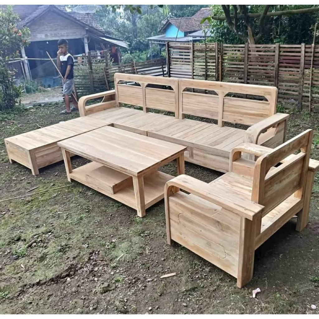 set kursi tamu sadewa set kursi tamu kayu jati
