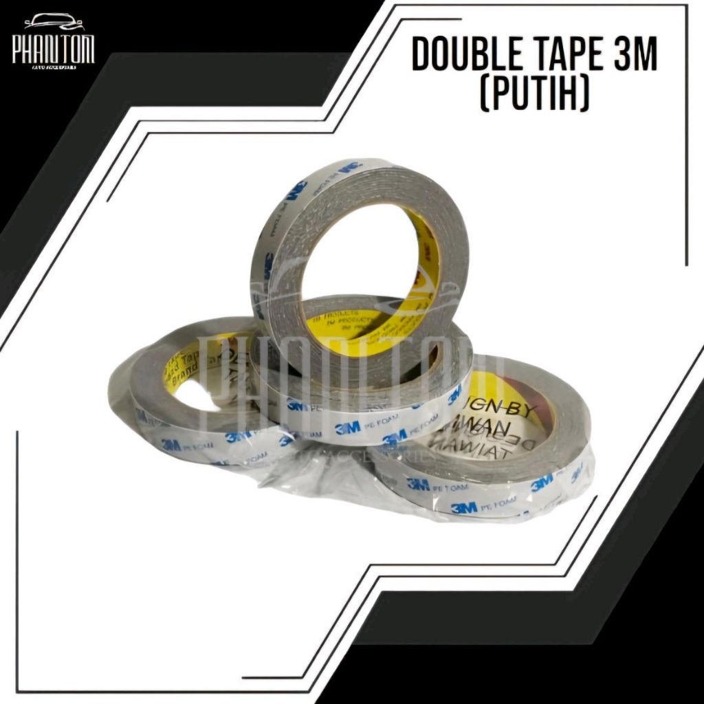 

DOUBLE TAPE 3M (PUTIH)