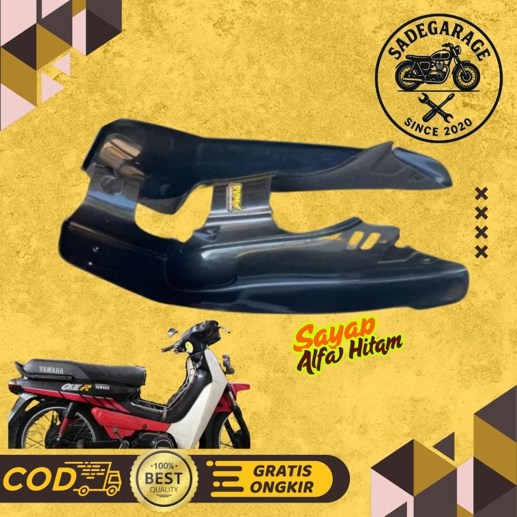 Sayap Yamaha ALFA dek sayap yamaha alfa LegsilYamaha Alfa Sayap Alfa Yamaha Alfa hitam