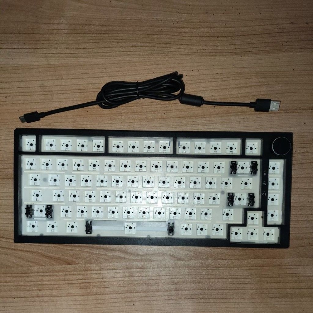 Barebone Ajazz Ak820 GTS + Vortex Mono Series TKL Black