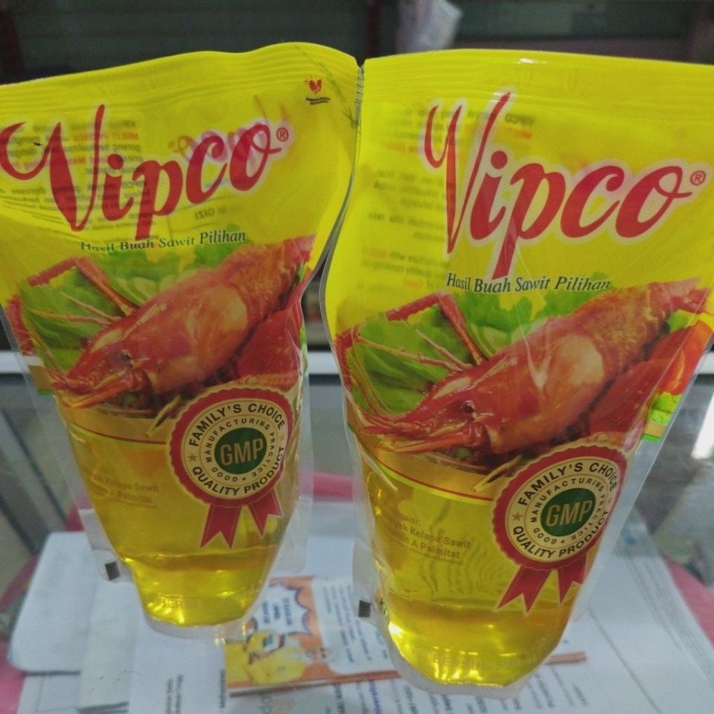

minyak goreng VIPCO refil 500mL