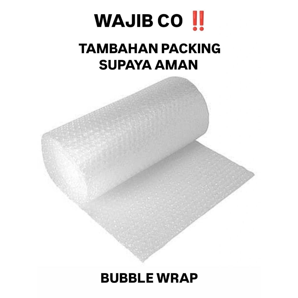 

(WAJIB CO) PACKING TAMBAHAN BUBBLE WRAP | TIDAK DIJUAL TERPISAH