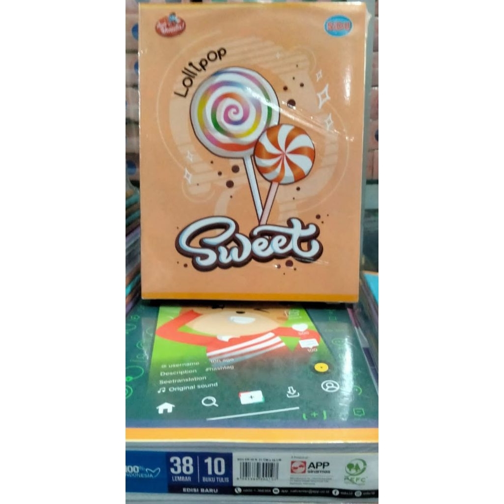 

Buku tulis Sidu Isi 38lembar, 1pack