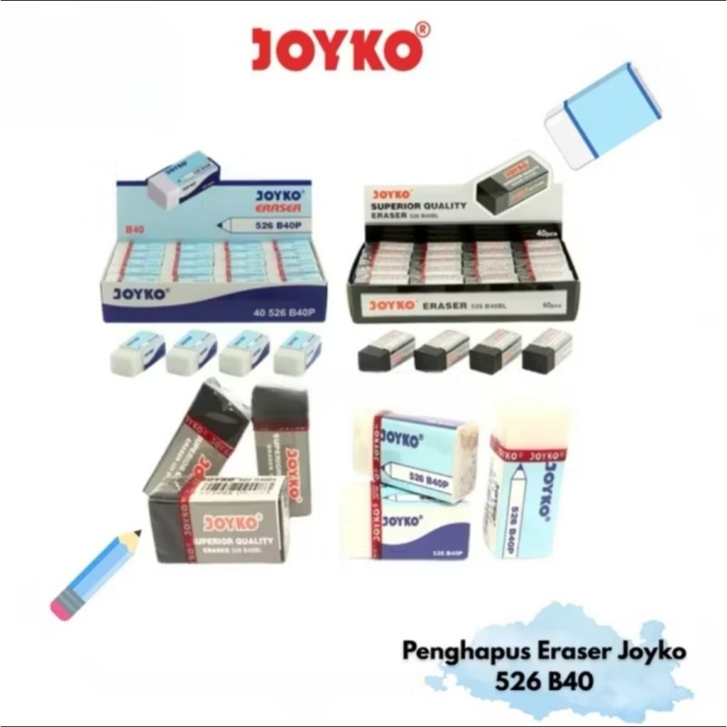 

( COD ) Penghapus JOYKO Stip New Super Clean 526 B40P BISA COD