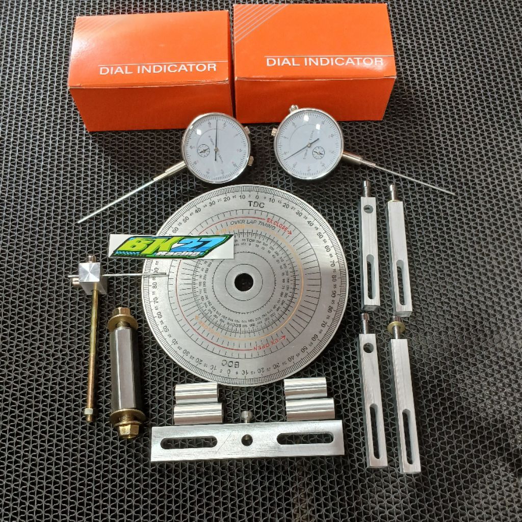 dial motor balap dial indicator busur derajat