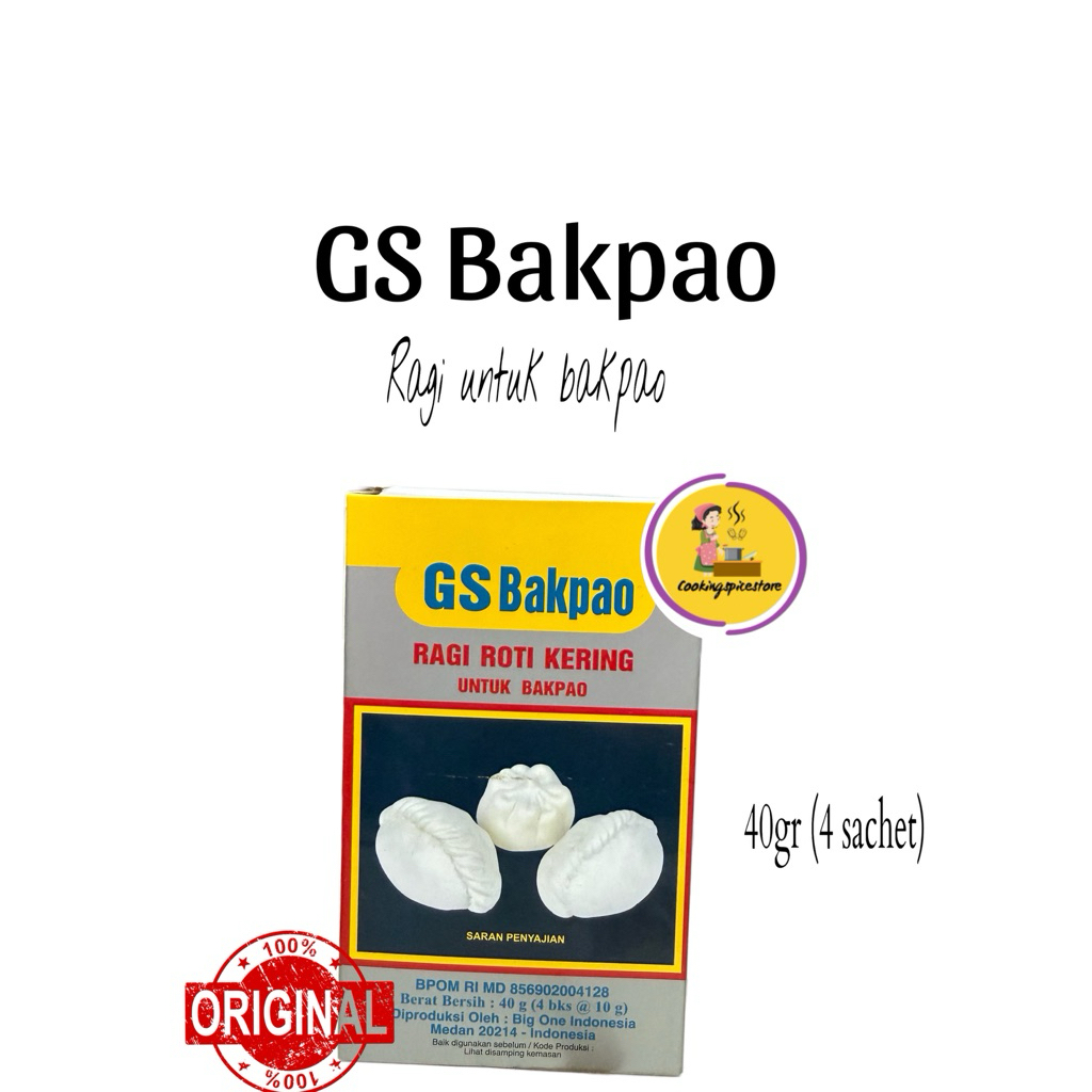 

GS Bakpao Ragi Roti Kering (pengembang) isi 4bks @10gram