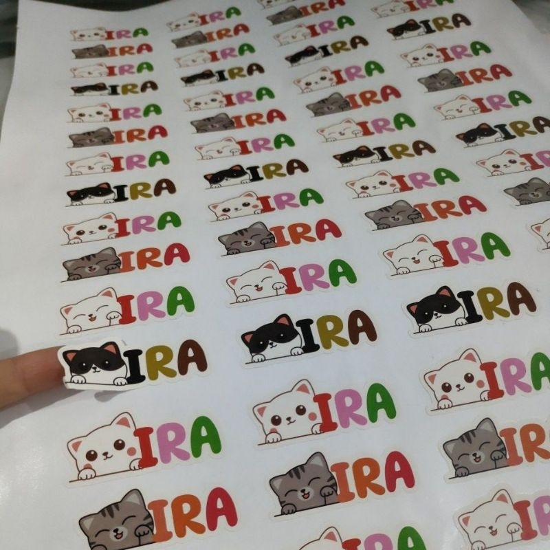

stiker nama buku/ stiker label nama / stiker nama / stiker / labelnama