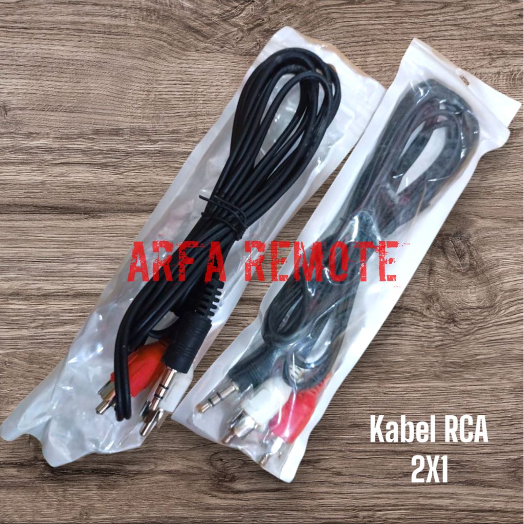 Kabel RCA 2 in 1 kabel RCA 2X1 Kabel dari hp ke salon aktif