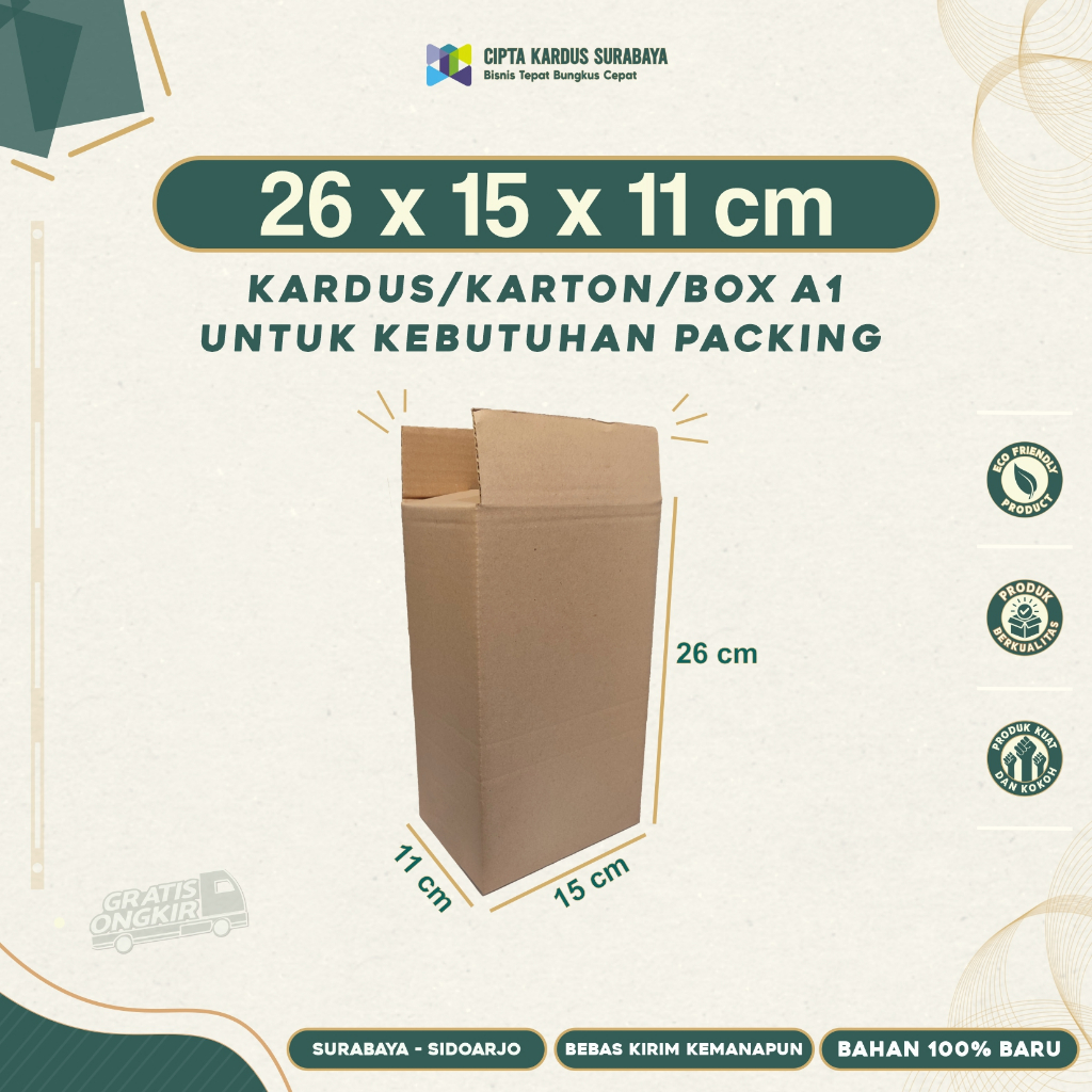 

Kardus Packing 26x15x11| Box packing | Karton Packing