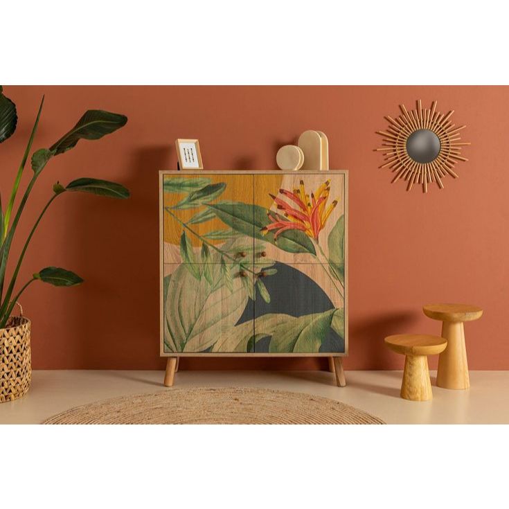 TROPIKA CABINET / CABINET KAYU JATI ESTETIK NUANSA TROPIS / LEMARI PAKAIAN UNIK/LEMARI CABINET JATI