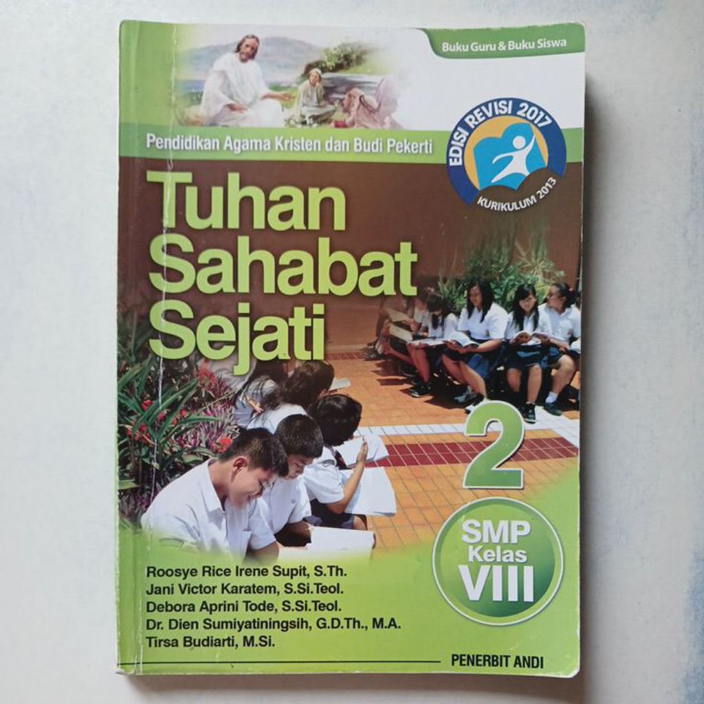 BUKU BEKAS AGAMA KRISTEN KELAS 8