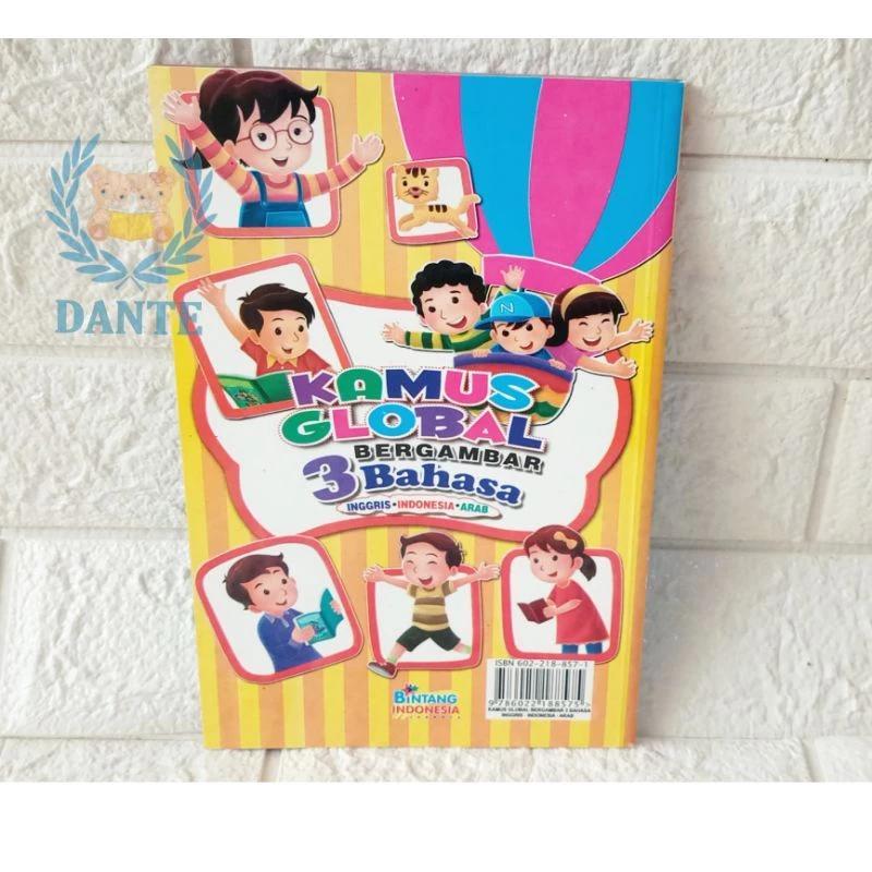 Kamus Global Bergambar 3 Bahasa - Arab Inggris Indonesia