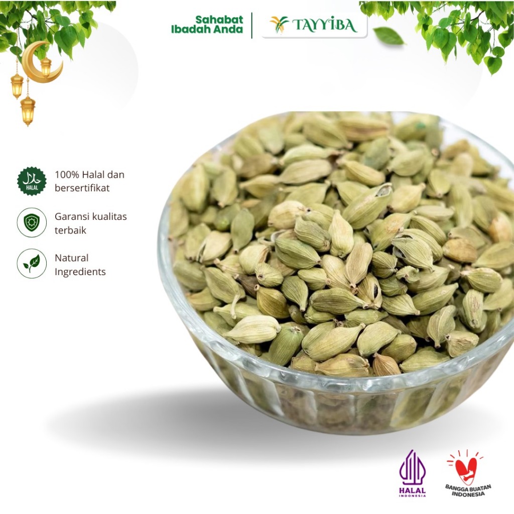 

KAPULAGA GARDEX (Cardamom) Asli Arab Saudi 100gr
