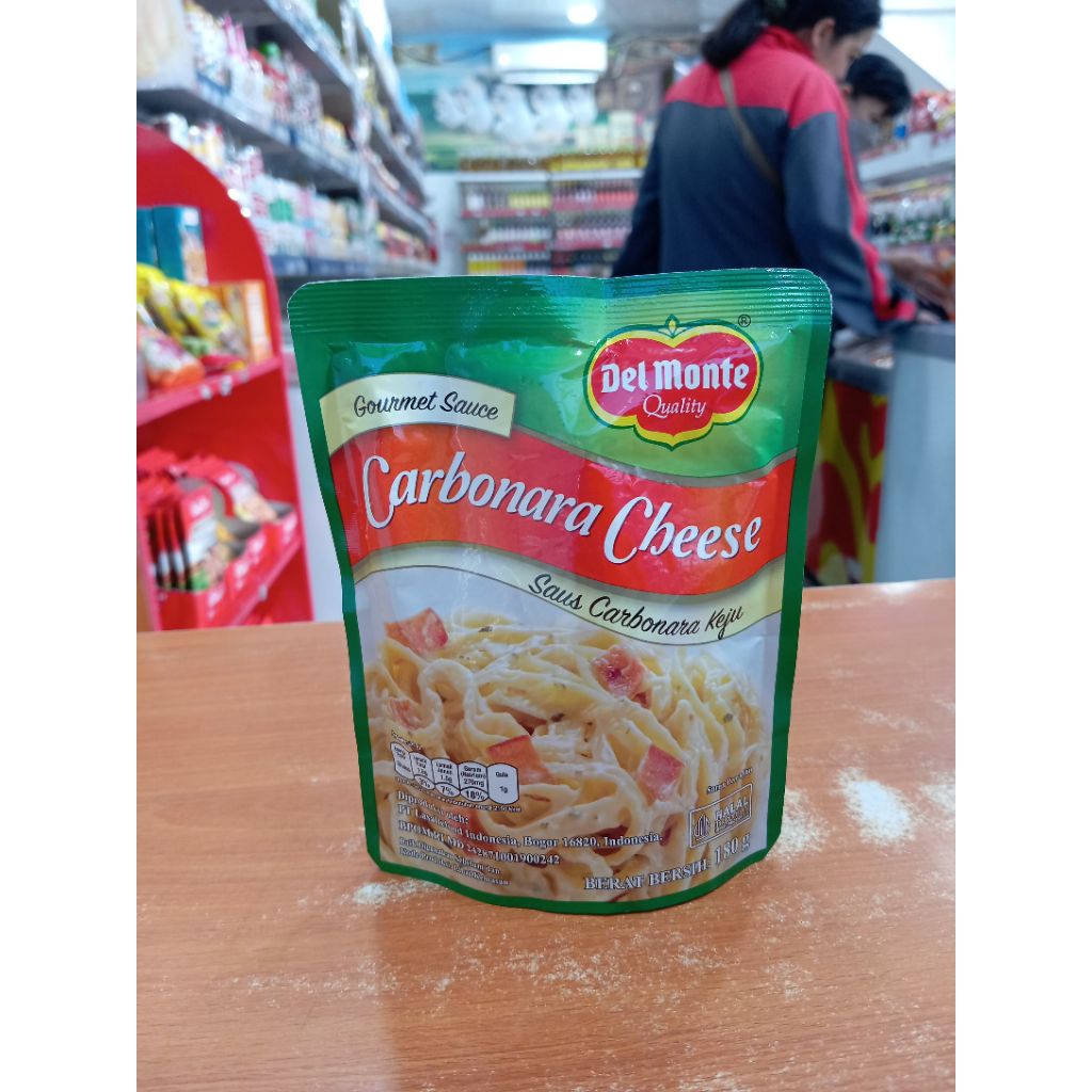 

DELMONTE SAUS CARBONARA CHEESE 180gr
