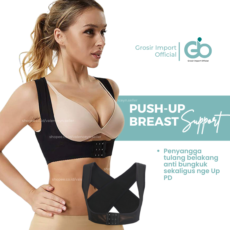 Korset Alat Penegak Punggung Badan Bungkuk CORRECTOR WANITA Pengencang Payudara Kendur Back Posture 