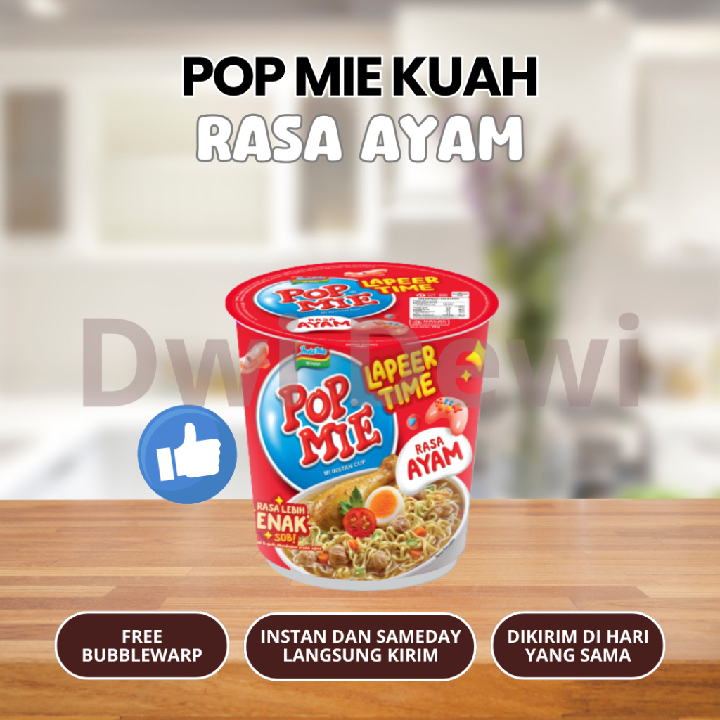 

POP MIE - MIE KUAH RASA AYAM