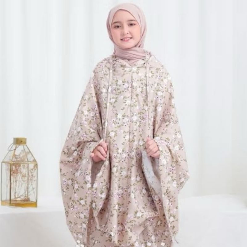 Mukena Anak Tanggung Tas Ransel 2 in 1 Resleting