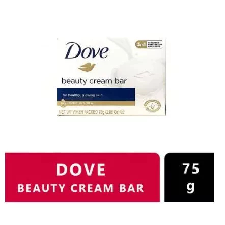 DOVE BEAUTY CREAM BAR 75GR - SABUN BATANG DOVE BEAUTY 75GR
