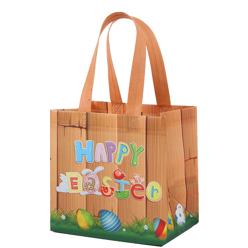 

Tas Hampers Non Woven Anti Air HAPPY EASTER 20x15x21cm - Tote Bag / Hand Bag PASKAH