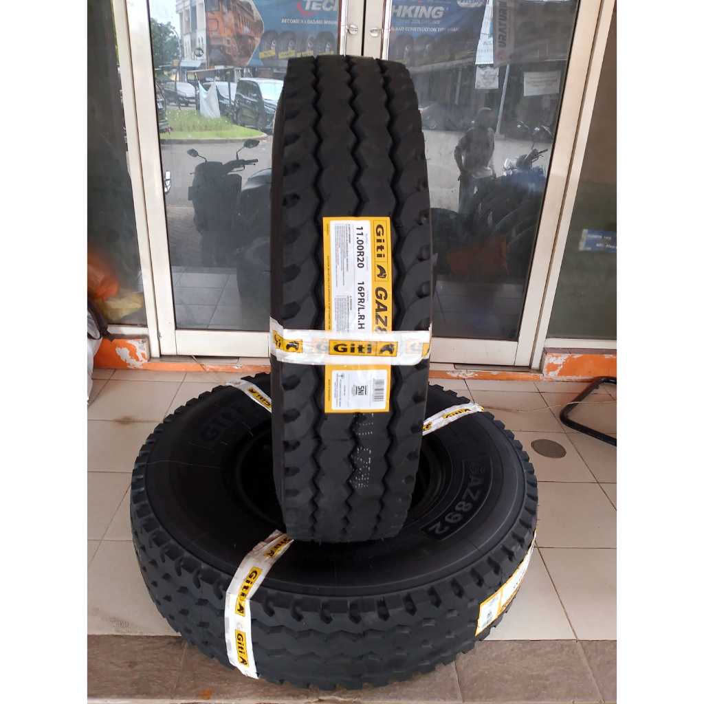 BAN KAWAT (RADIAL) 1100 R 20 GAZ 892, 16 PR SET (KOMPLIT)