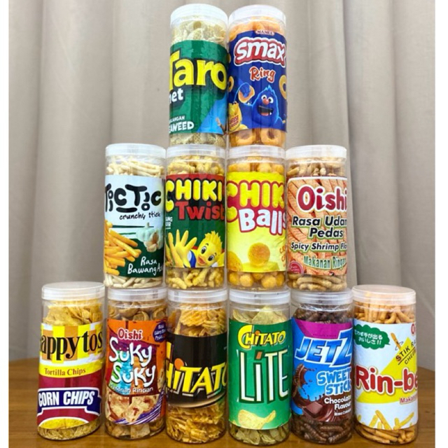 

[BISA COD] SNACK ORI TOPLES 1300ml SNACK LEBARAN TOPLES JAJAN CHIKI TOPLES JAR