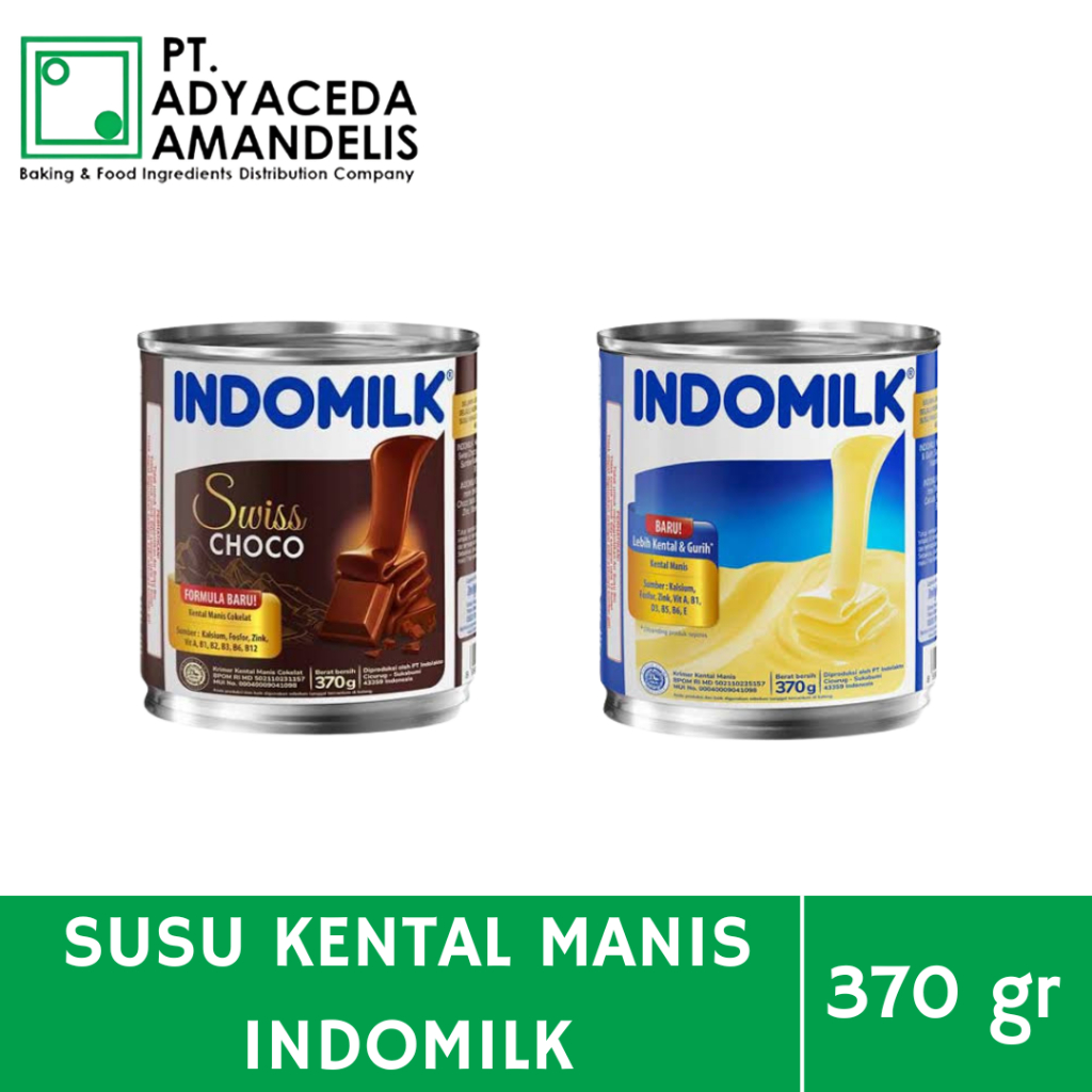 

SUSU KENTAL MANIS INDOMILK ORIGINAL DAN COKELAT 370 GRAM PER KALENG