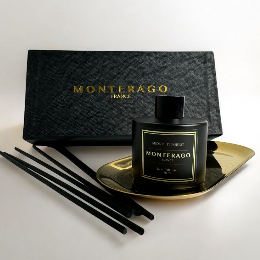 MONTERAGO - Christmas Hampers Premium Reed Diffuser 50ml Hamper Parcel Hadiah Natal / New Year / Xma