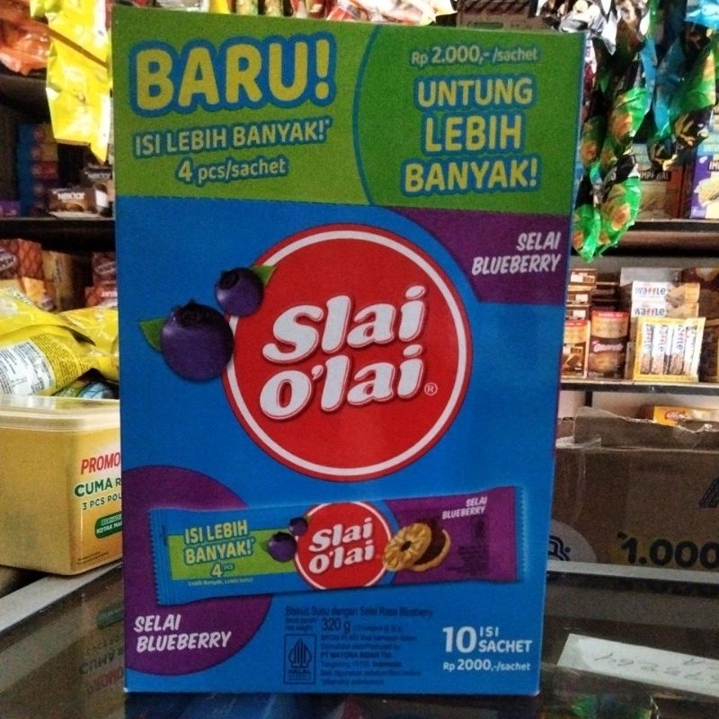 

SLAI OLAI SELAI BLUEBERRY 320GR( ISI 10PCS)