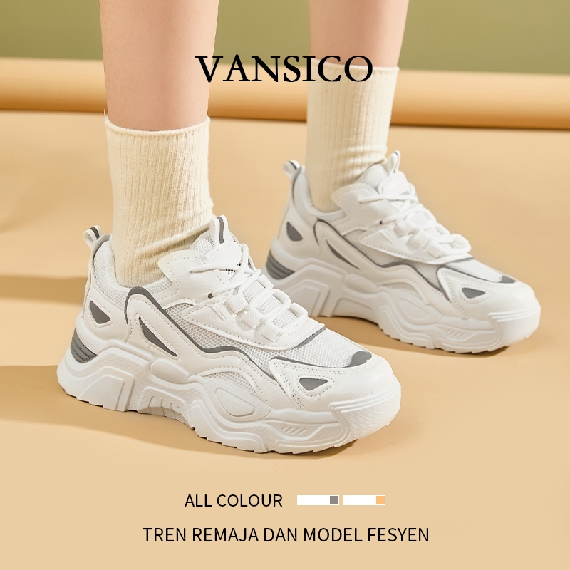 VANSICO Sepatu Sneakers Olahraga Wanita Original 100% Senam Aerobik Gym Joging Lari Sport Running Sh