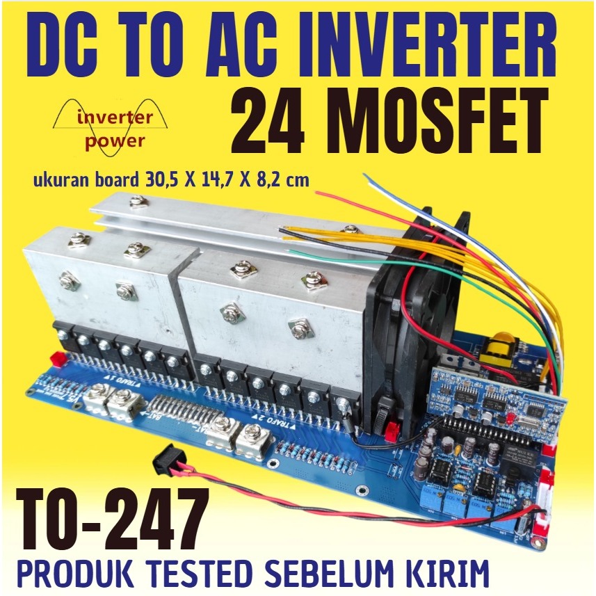 kit inverter egs002 24 mosfet TO247 MOSFET body besar