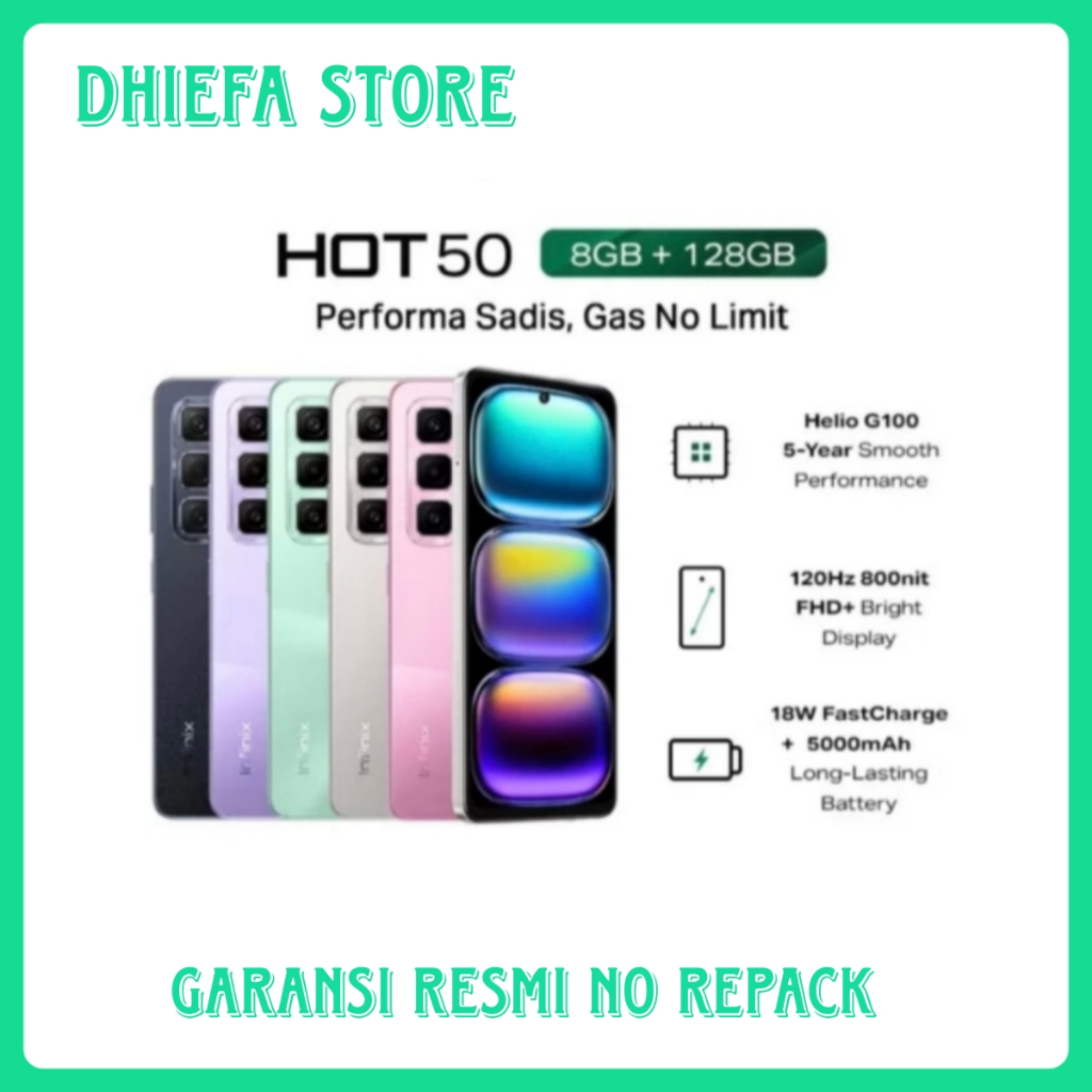 Infinix Hot 50 Ram [ 8/128 ] GB