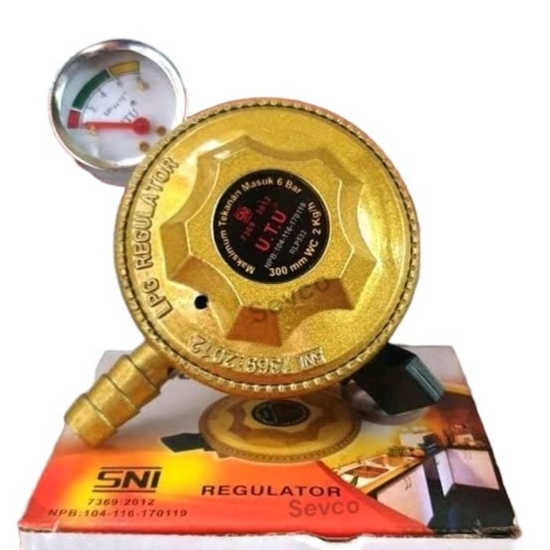 Regulator Kompor Gas UTU RLp532 / Kepala Gas Murah Bagus UTU