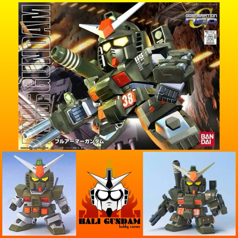 SD BB SENSHI FA-78-1 FULL ARMOR GUNDAM Bali Gundam Hobby Corner Bandai Original