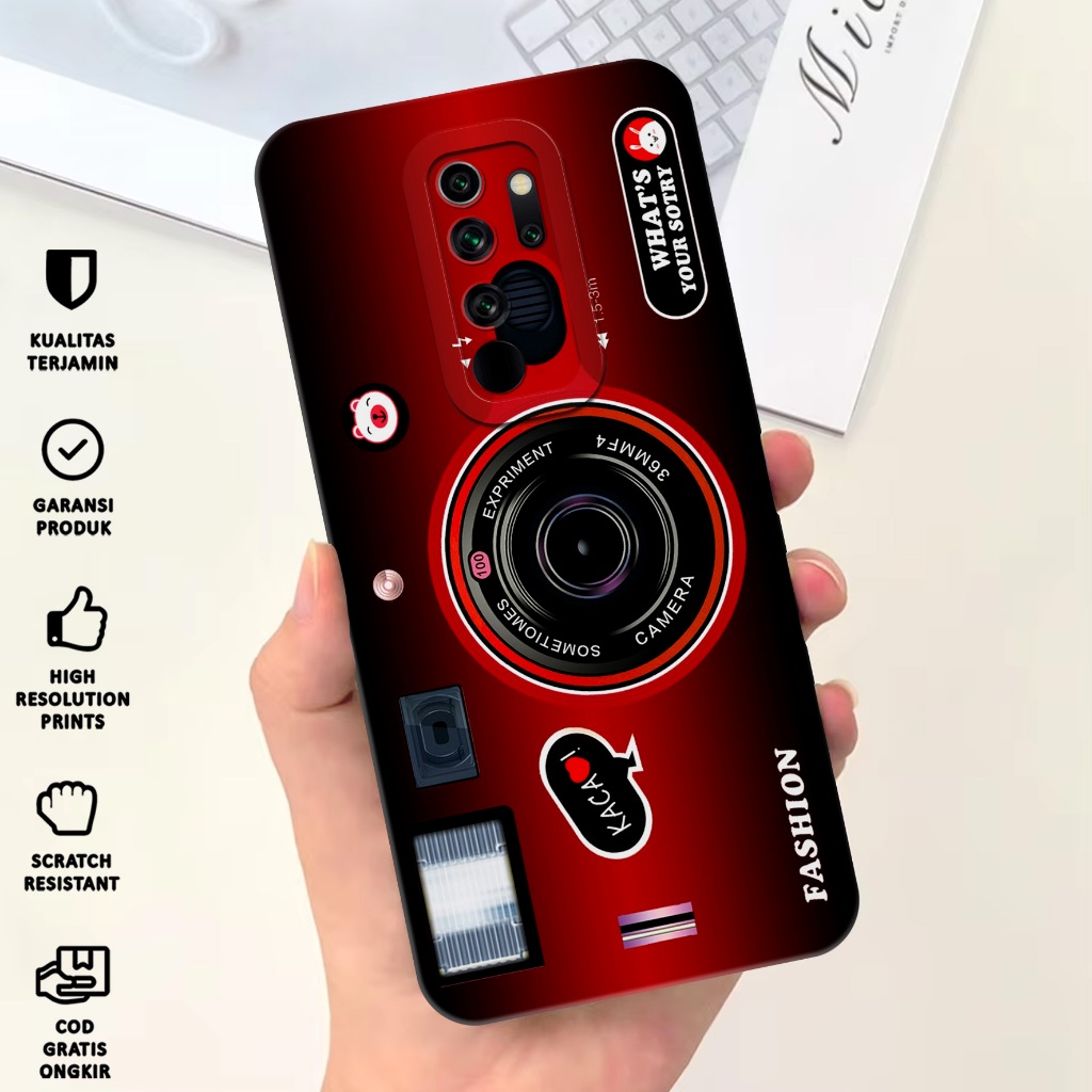 Case Xiaomi Redmi Note 8 PRO - Softcase Xiaomi Redmi Note 8 Pro Motif Camera - Casing Hp Xiaomi Redm