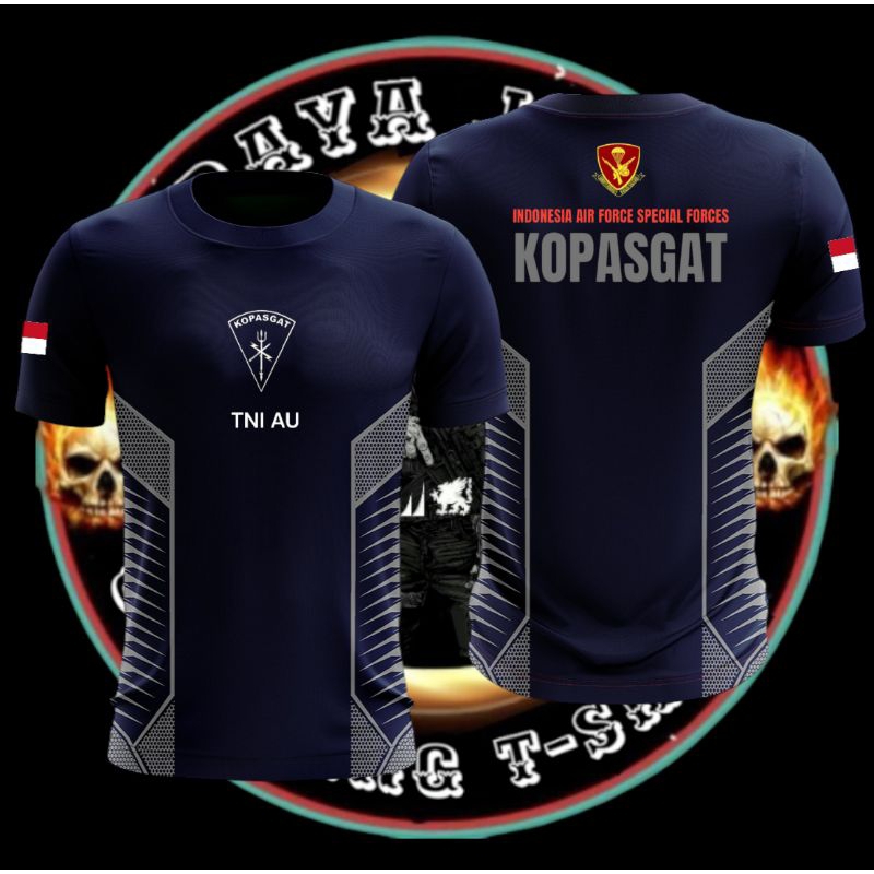kaos Jersey sablon Kopasgat / kaos atasan pria Kopasgat / baju Kopasgat / kaos olahraga Kopasgat