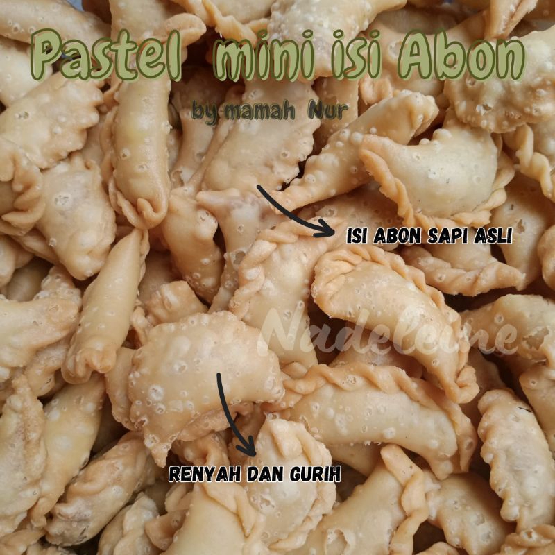 

(TERMURAH) PASTEL KERING ISI ABON SAPI ASLI 250 gram