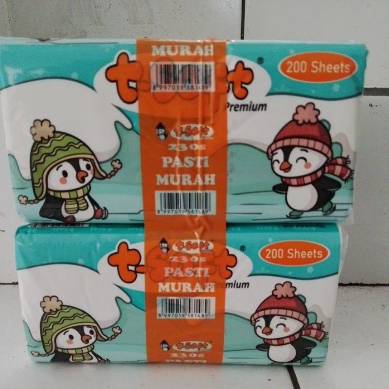 tissue t-soft preimum 200s bandit (200s×2pcs)