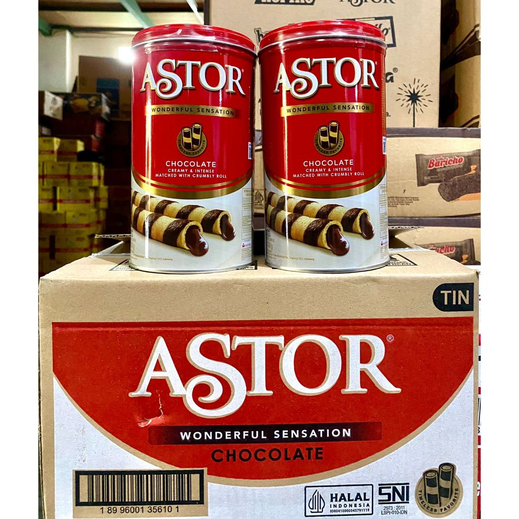 

Astor Stick Wafer Roll Chocolate 330gr Wafers Stik Rol Krim Coklat