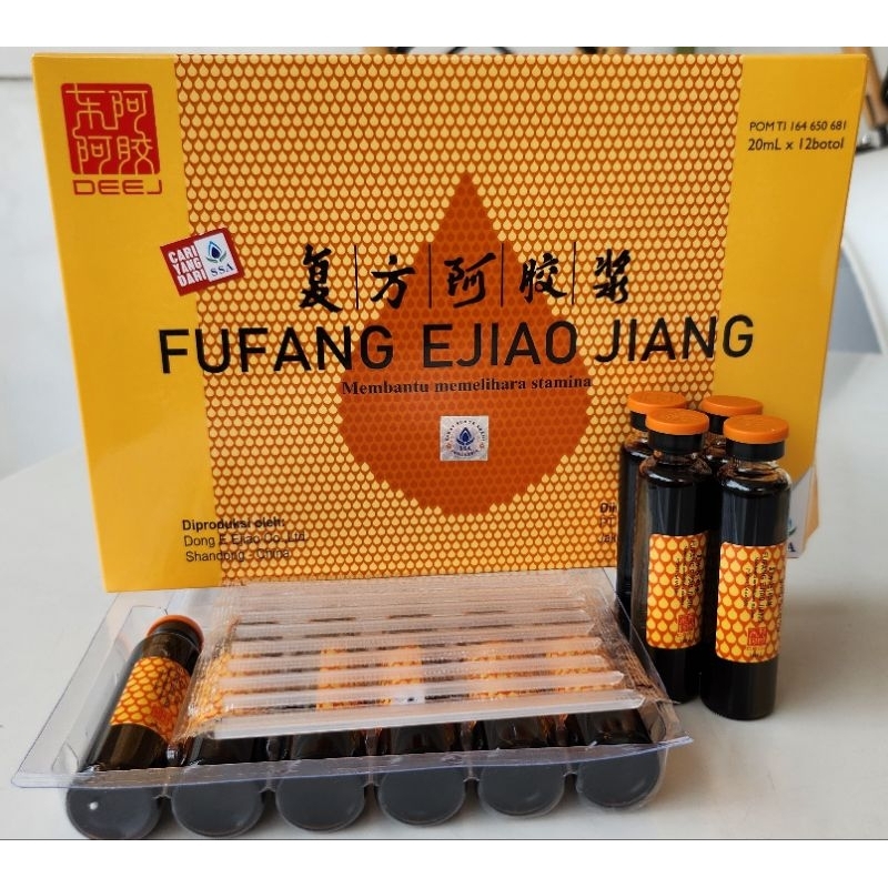

1 Dus Isi 12 Botol Fufang Ejiao Jiang 20 ml Stamina Darah Kesehatan (Fu Fang Ejiao Jiang)