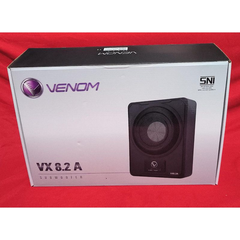 VENOM VX 8.2 A Subwoofer Kolong Aktif  - Subwoofer Kolong Aktif Slim Venom Venom