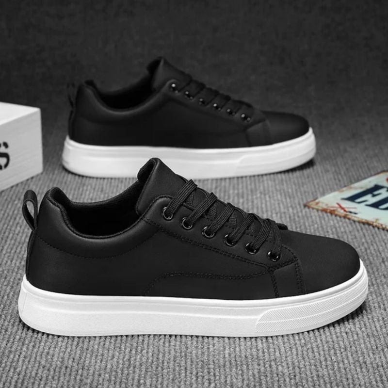 Stokready Sepatu Anak Laki - Laki Perempuan Sepatu Hitam Polos Anak Laki - Laki 31 41