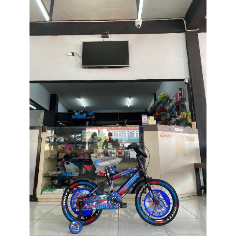sepeda anak bmx ukuran 18 inch unity patrol  ada music termurah berkualitas