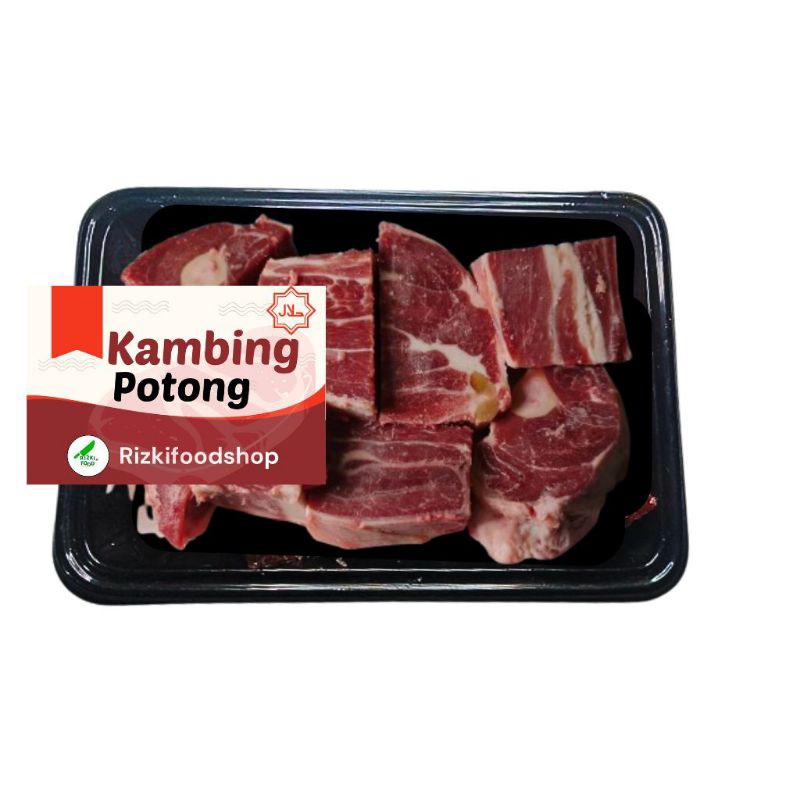 

Kambing Potong All Cut (Briyani, Kebuli) 500g, Halal